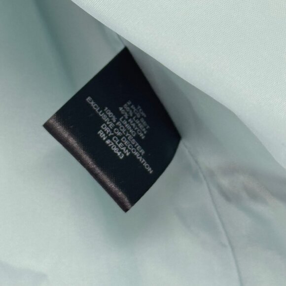 Jessica Howard size 14W Light Blue Open Front Jacket  Brown Embroidered  Beaded - Picture 7 of 10